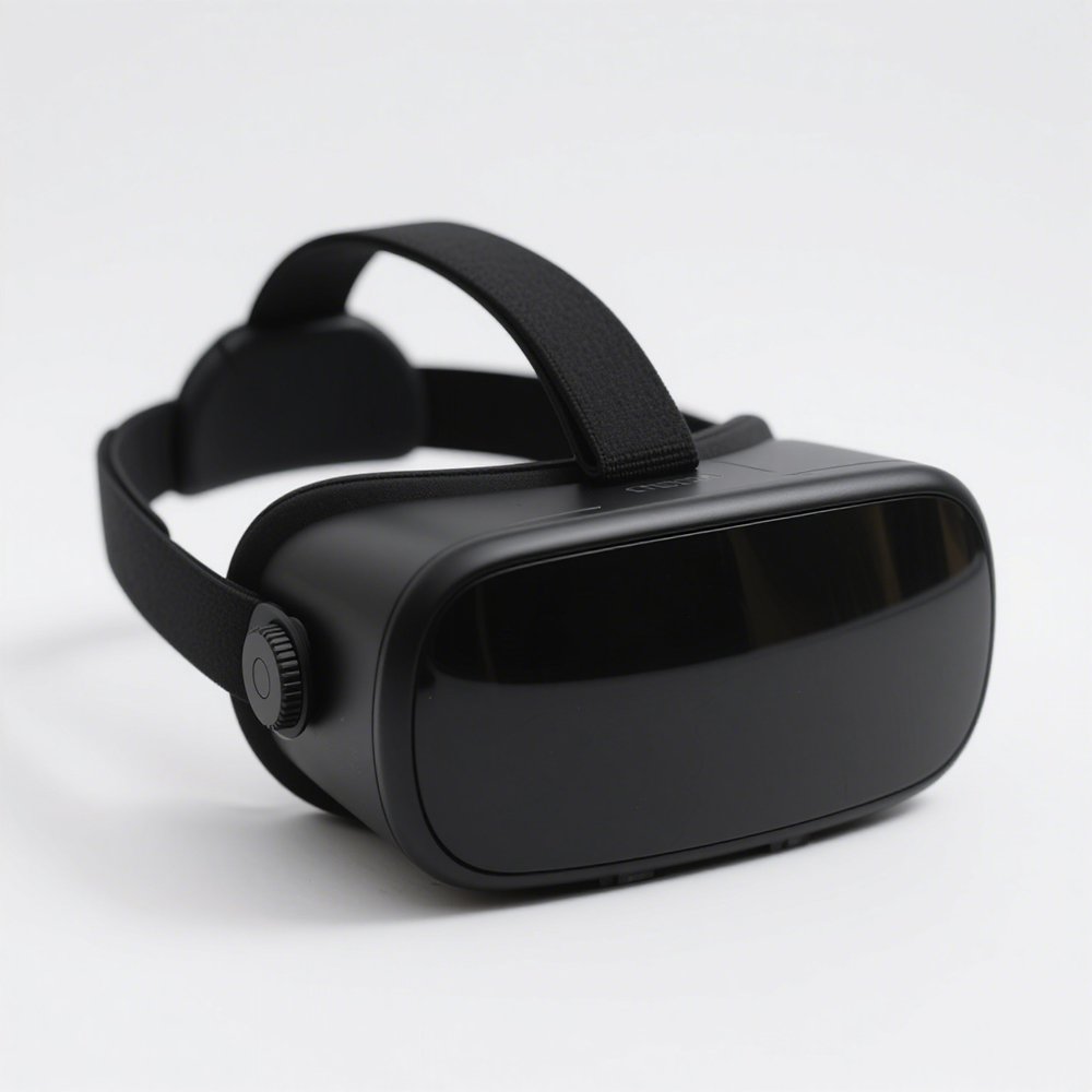 VR headset z ultračirého kompozitního materiálu, vše v jednom