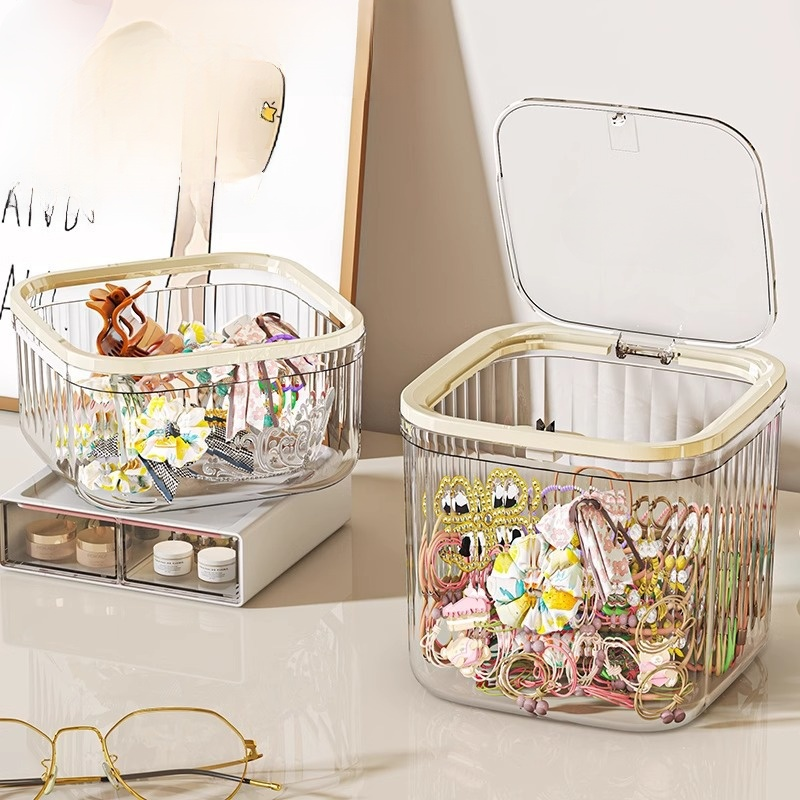 Desktop Hair Accessories Organizer Box