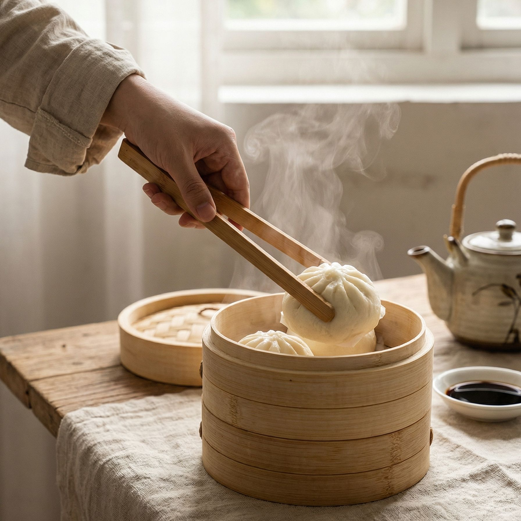 Nachhaltige Lebensmittelclips aus natürlichem Bambus