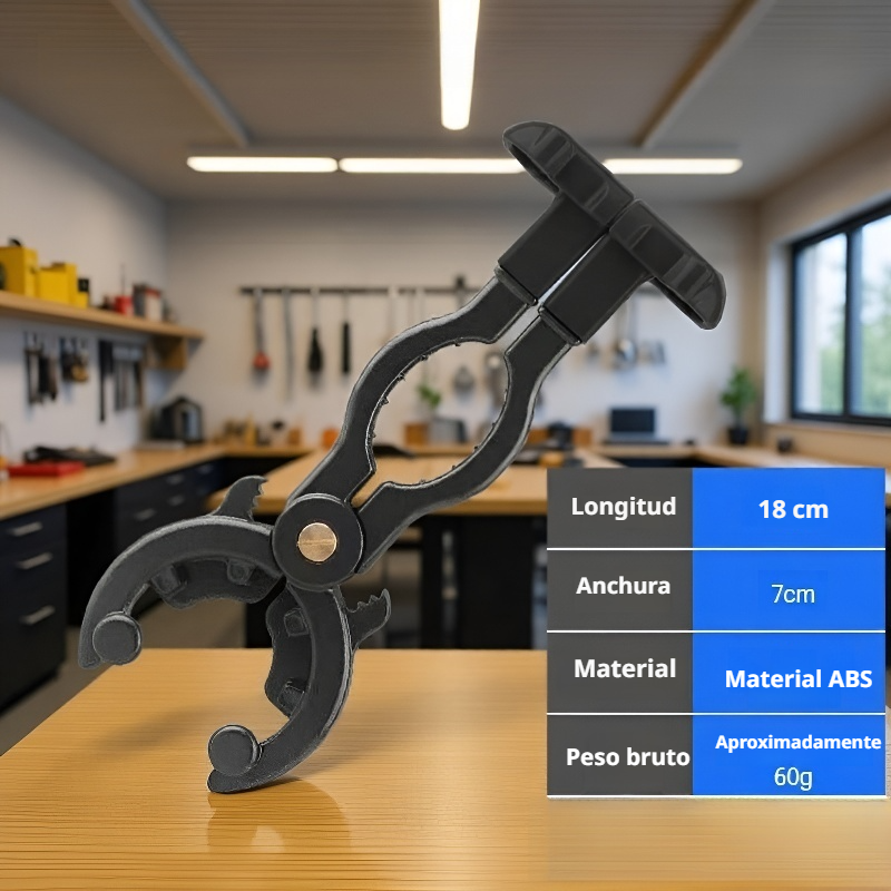 Herramienta para instalar válvula reductora de presión en cilindros de gas