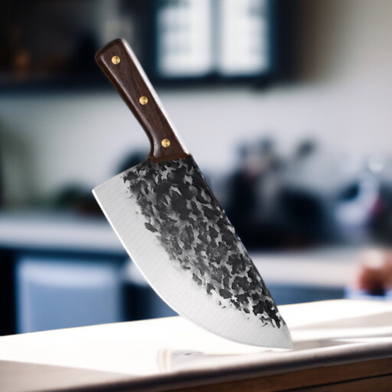 날카로운 슬라이스 칼과 뼈 자르는 칼