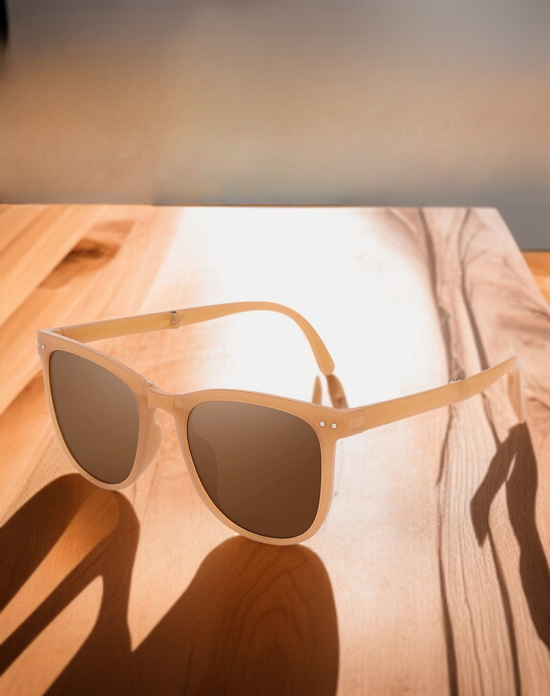 여성 휴대용 접이식 선글라스 패션 편광 선글라스 자외선 차단 편광 접이식 선글라스