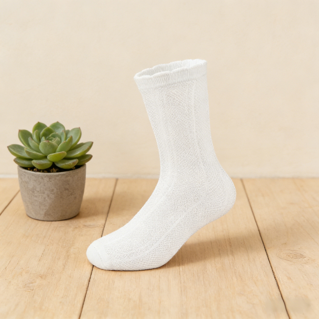 Summer thin mid-length socks