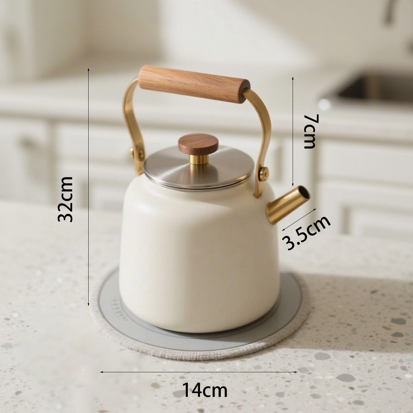 Interior del hervidor de acero inoxidable 304 fácil de limpiar