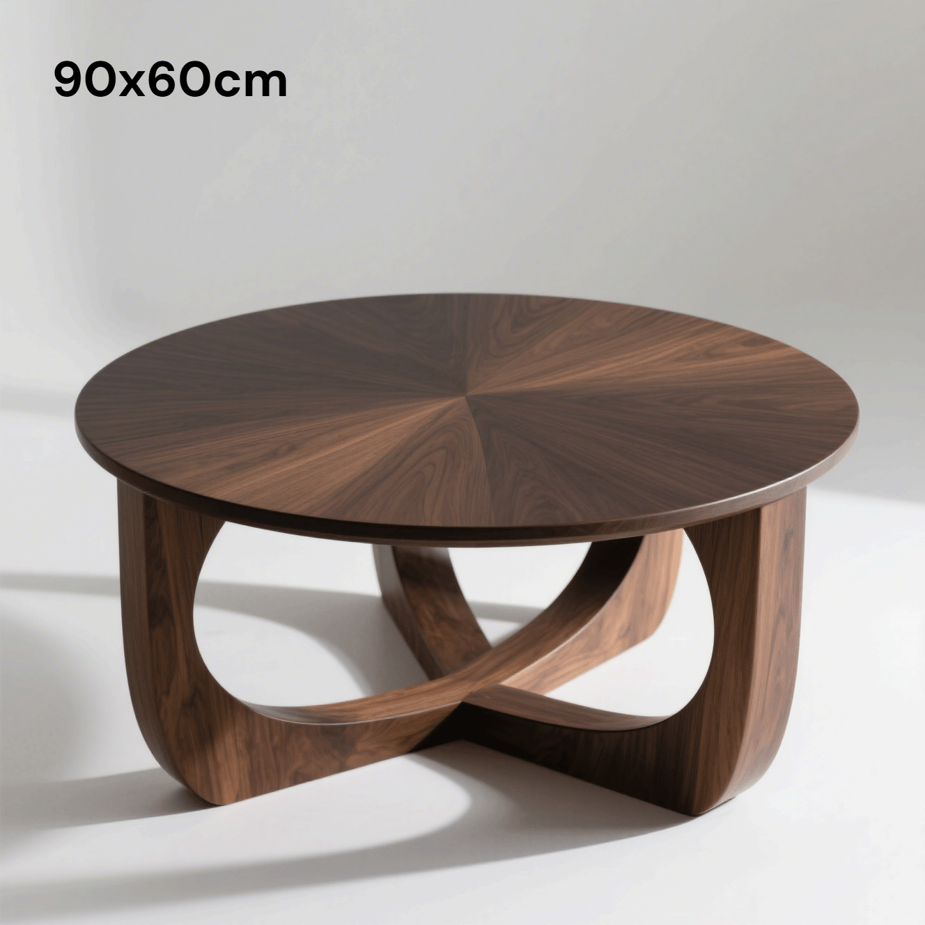 Eleganter Couchtisch aus Huanghuali im minimalistischen Interieur