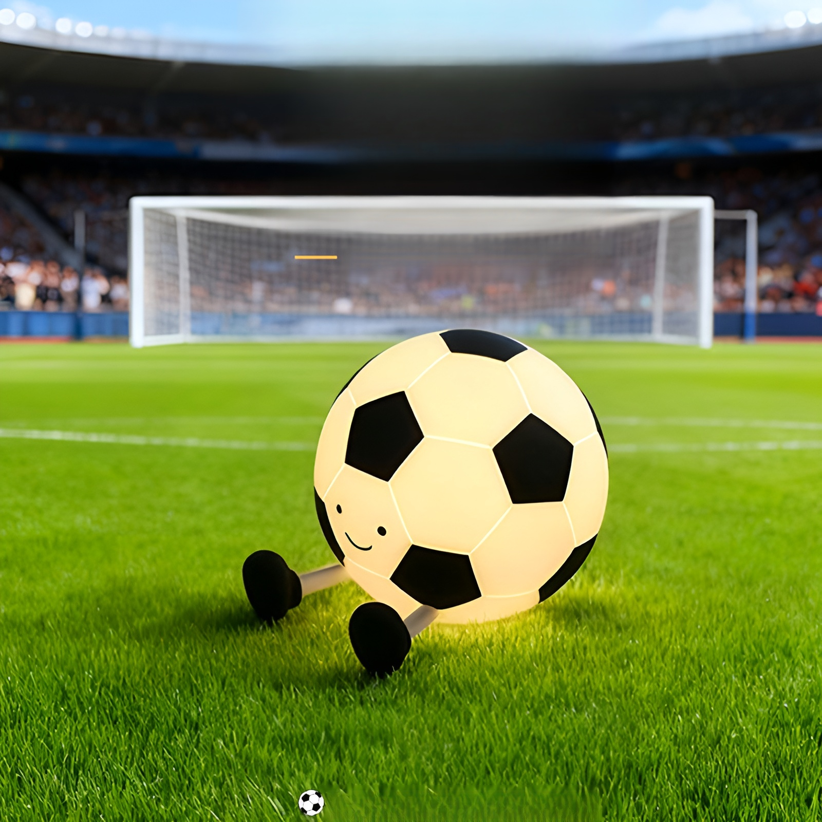 開心足球矽膠拍拍燈小夜燈 氛圍燈