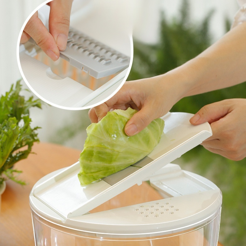 三合一沙拉沥水切片盒