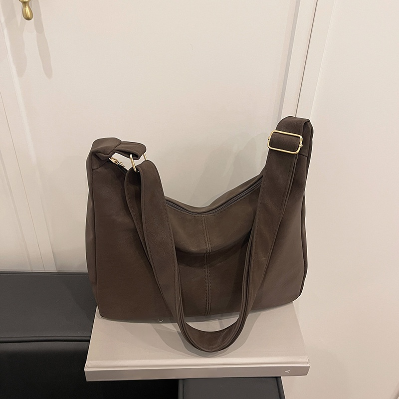 復古氣質休閒單肩托特包