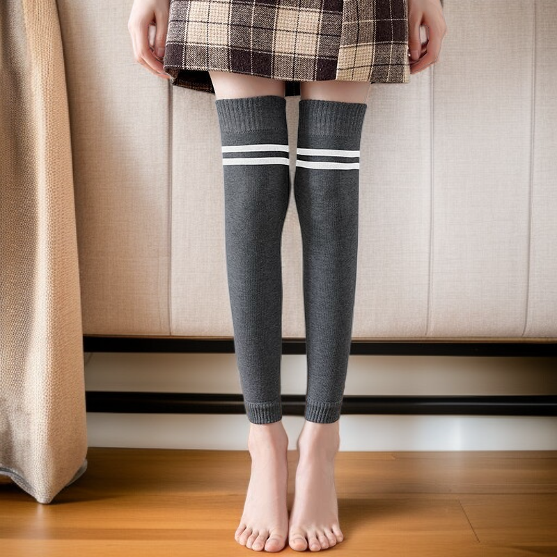 여성 겨울 기모 무릎 보호대 두꺼운 방한 레그워머