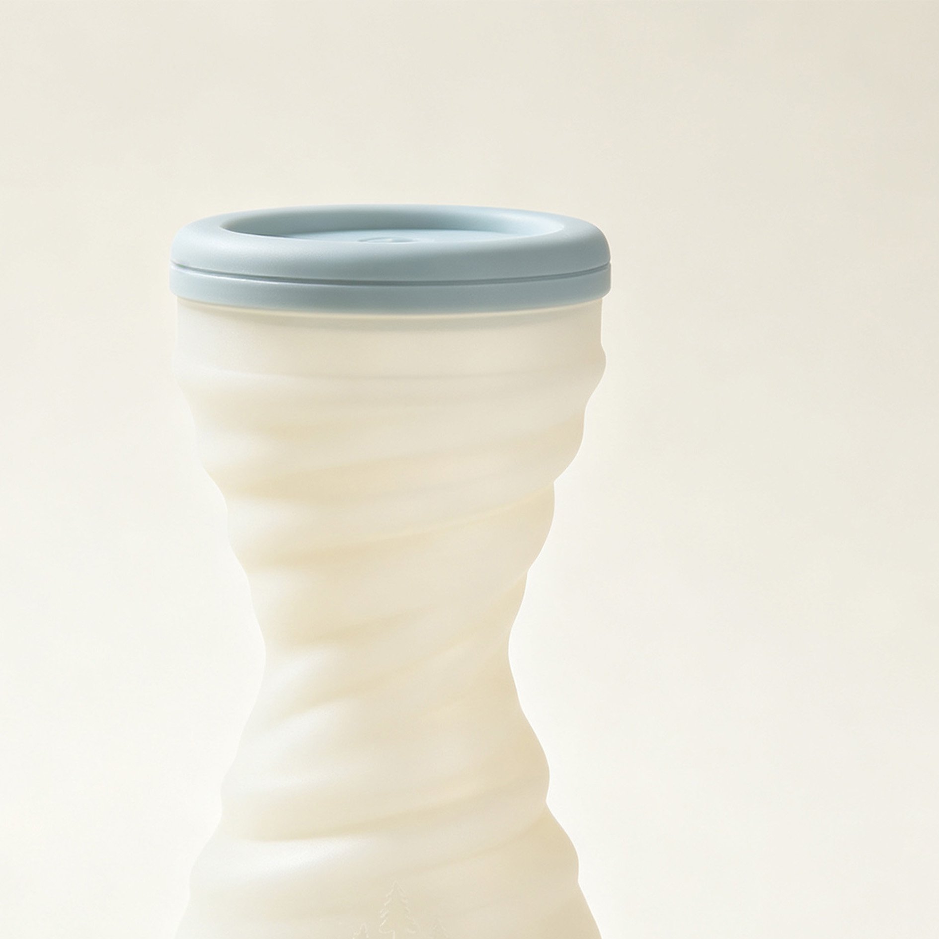 Spiral Pattern Stacking Water Cup on kitchen counter