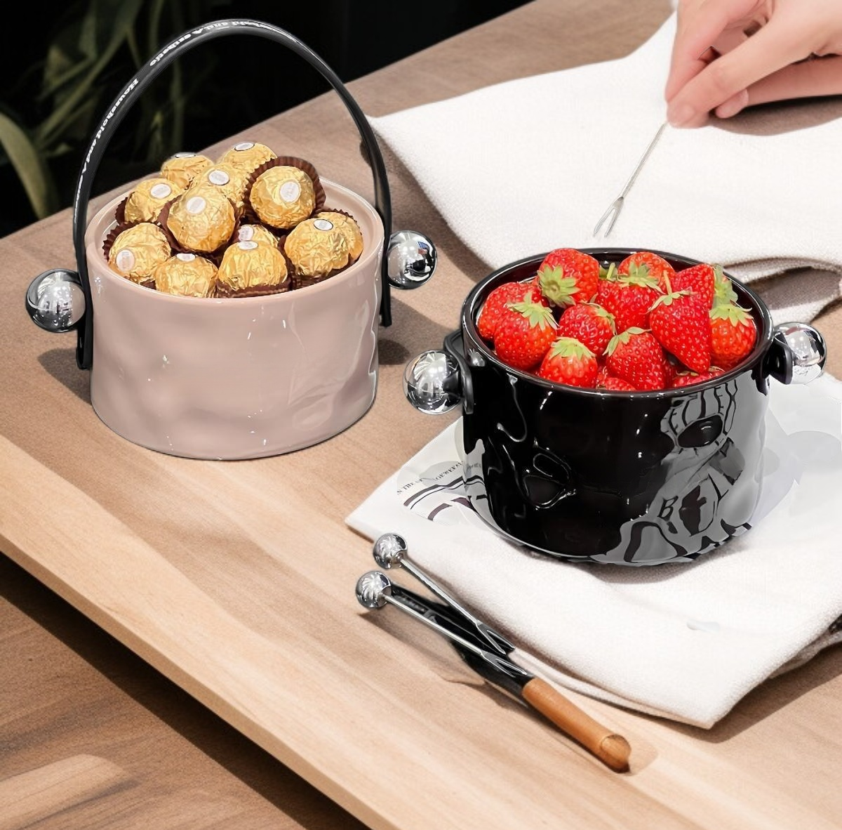 고급스러운 과일 보관 접시 인테리어 소품