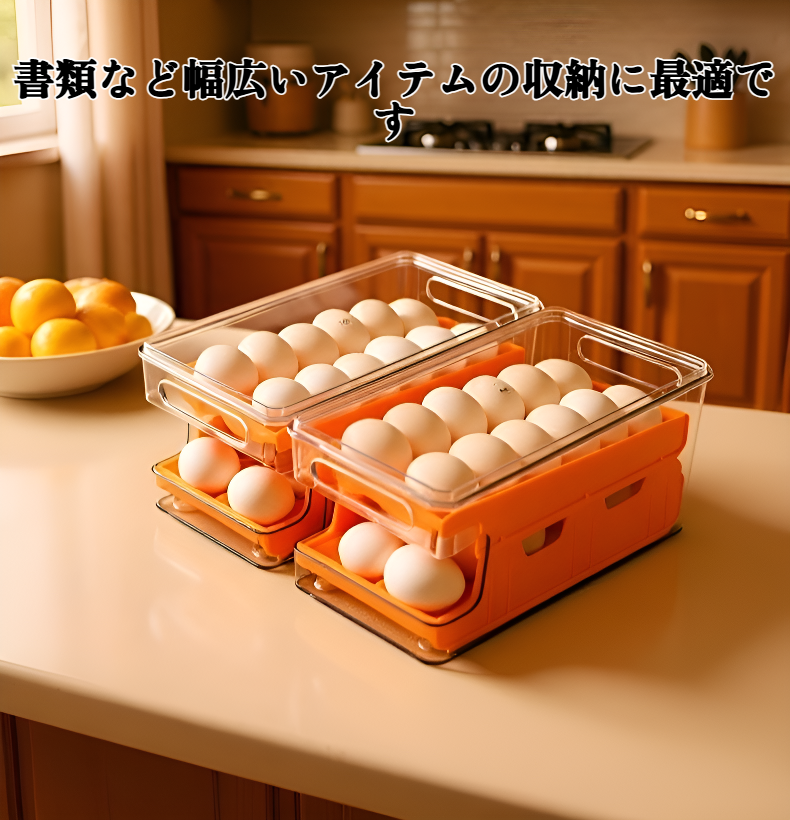 中身が見えるクリア収納ケース