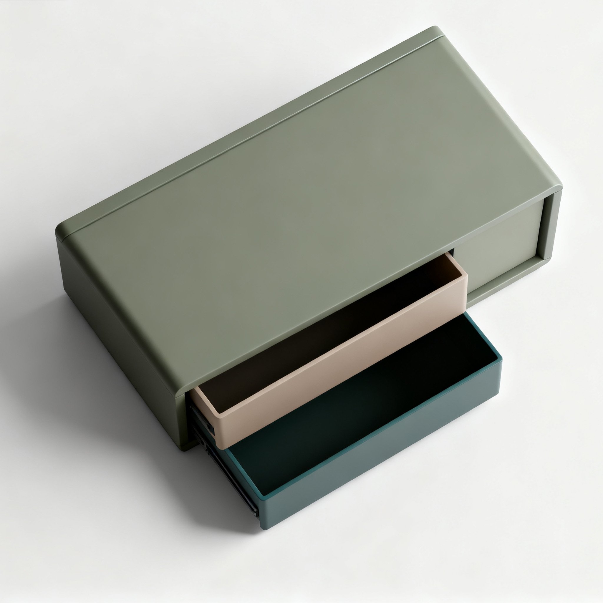 ตู้ลิ้นชักใส่เครื่องประดับไม้จริงแนวโมเดิร์น