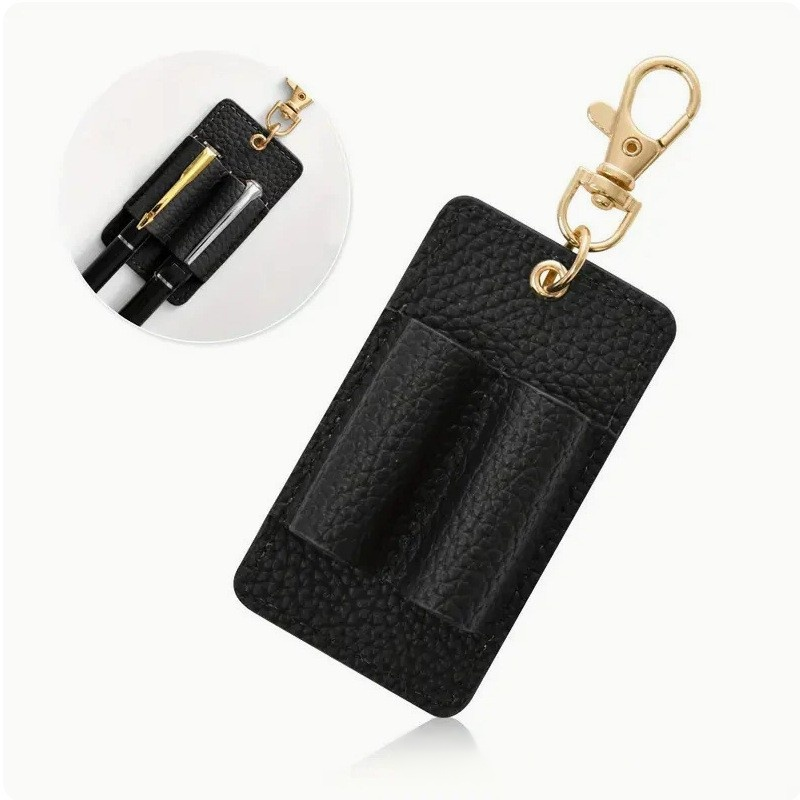 Travel Dual Groove Pen Clip Keychain, Convenient Organizer and Easy Removal