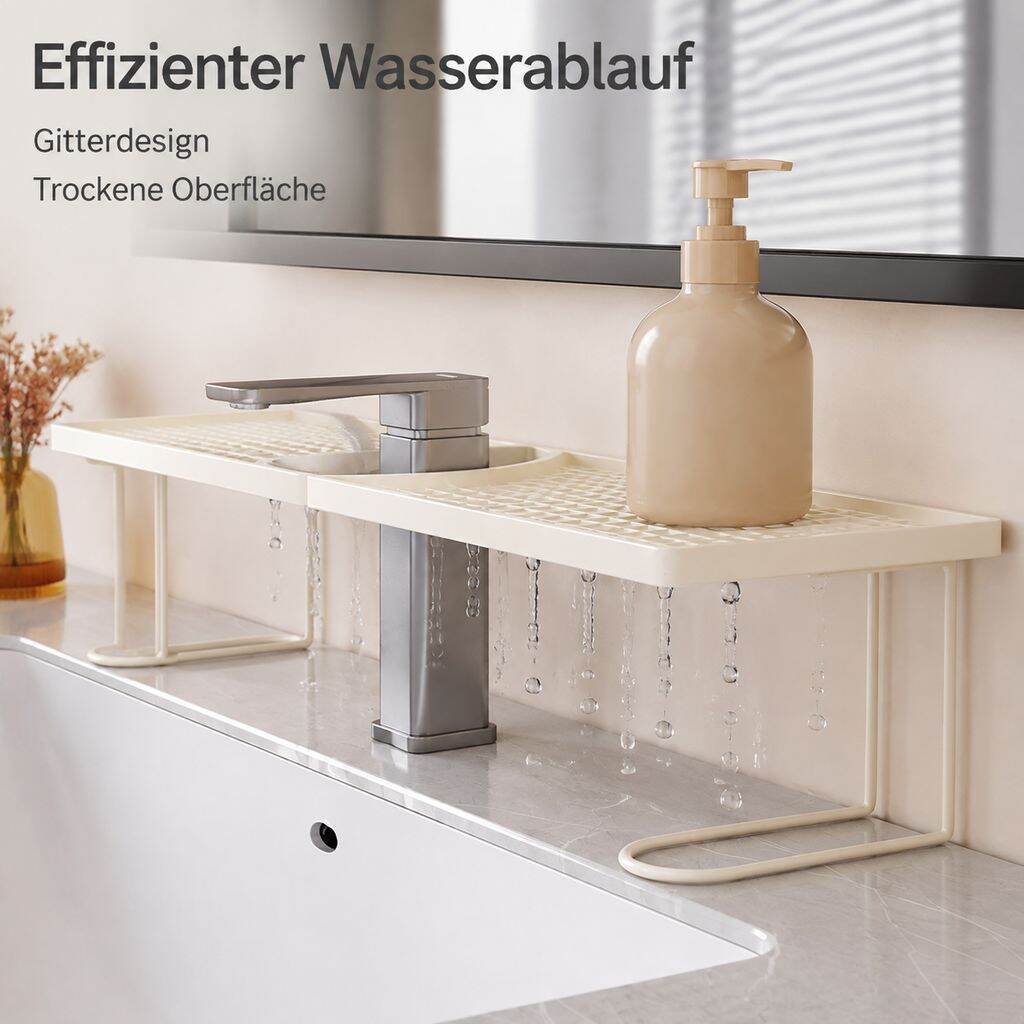 Ablage für Waschbecken und Badutensilien