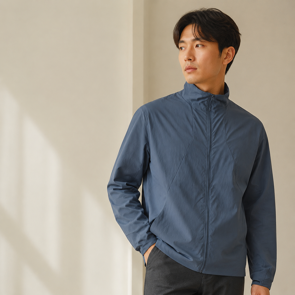 비즈니스 출퇴근용 얇은 방풍 방수 자켓