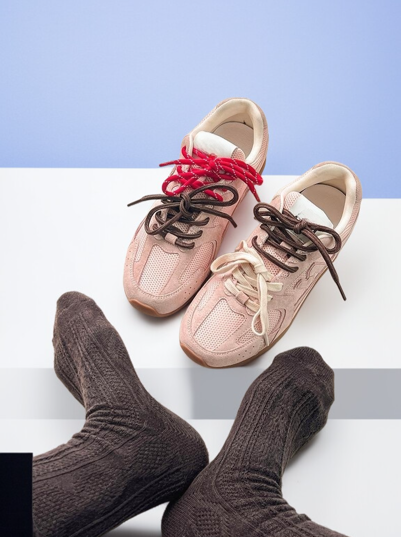 캐주얼룩에 어울리는 여성 독일 스니커즈