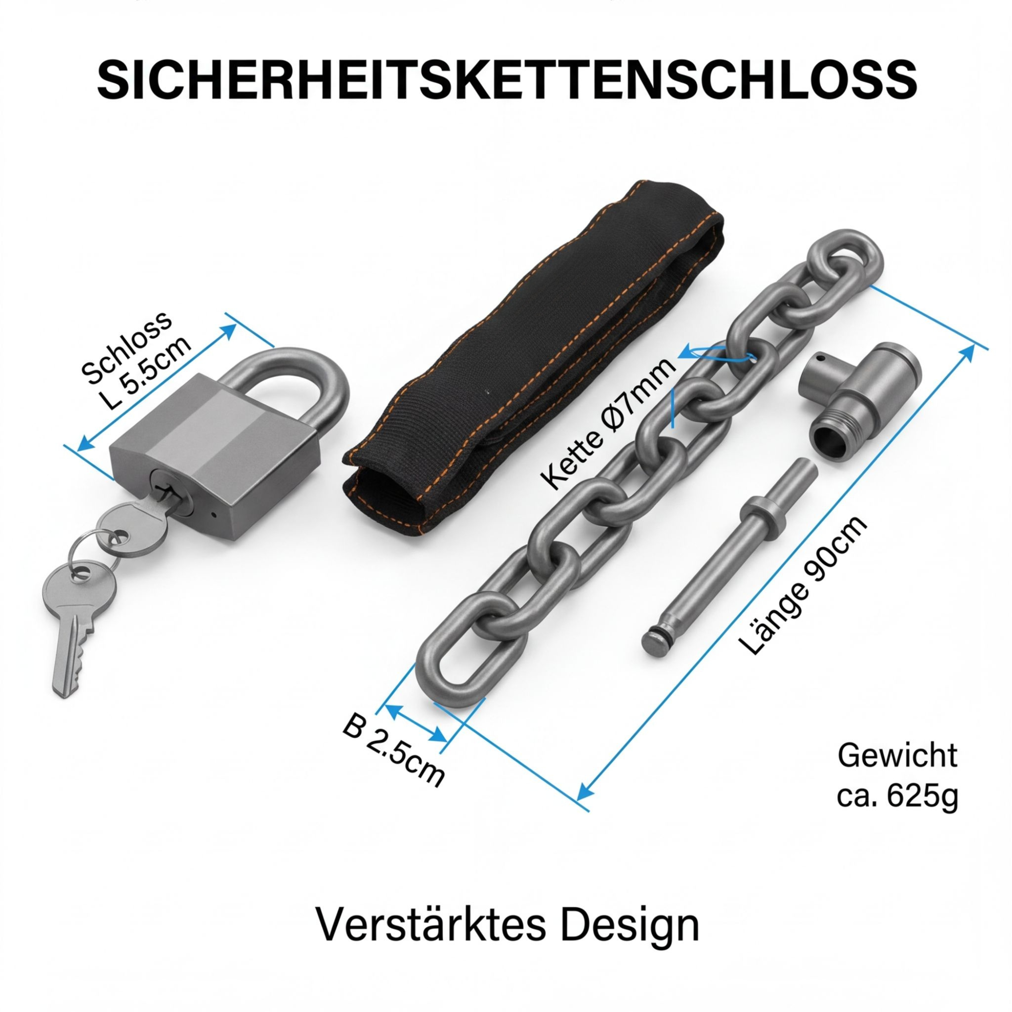 Ketten, Sicherheitsketten für Tore