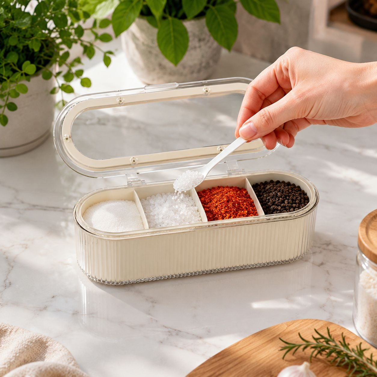 Transparente Make-up-Pinsel-Aufbewahrungsbox mit Deckel, staubdicht und hochwertig