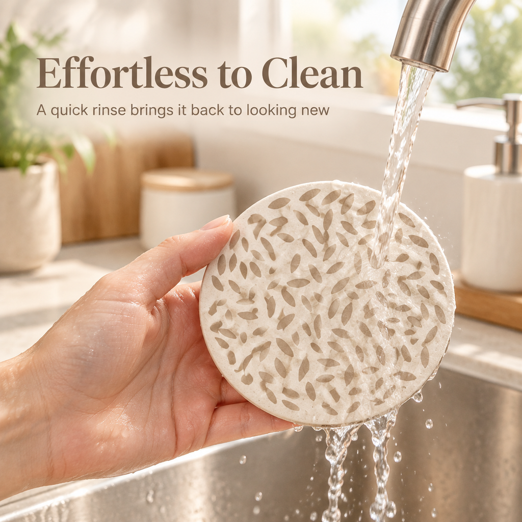 Japanese Diatomite Quick-Dry Drink Coaster Absorbent Heat Resistant Mat