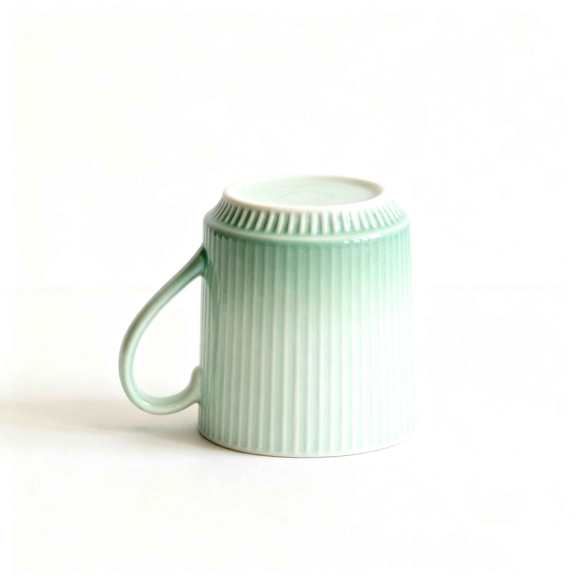 แก้วน้ำมักแฟชั่น สีเขียวไล่ระดับ เซ็ต 2 ชิ้น