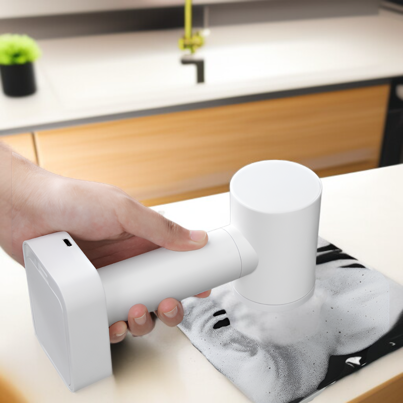 เครื่องขัดทำความสะอาดไฟฟ้าแบบพกพาไร้สาย สำหรับขัดครัว ห้องน้ำ จาน และรองเท้า