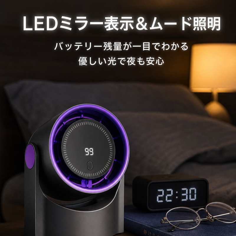 多機能卓上壁掛けサーキュレーター