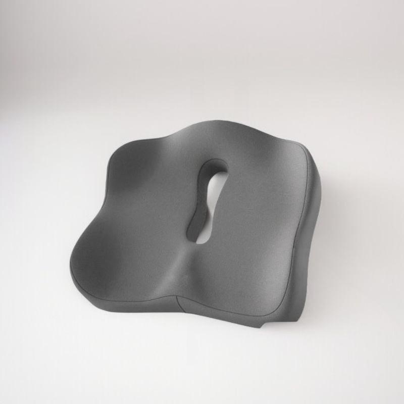 Tailbone decompression memory foam seat cushion