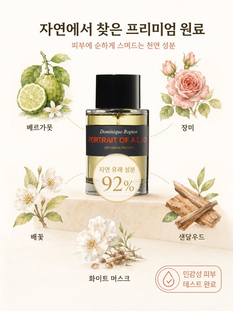 여성용 롱래스팅 은은한 향수