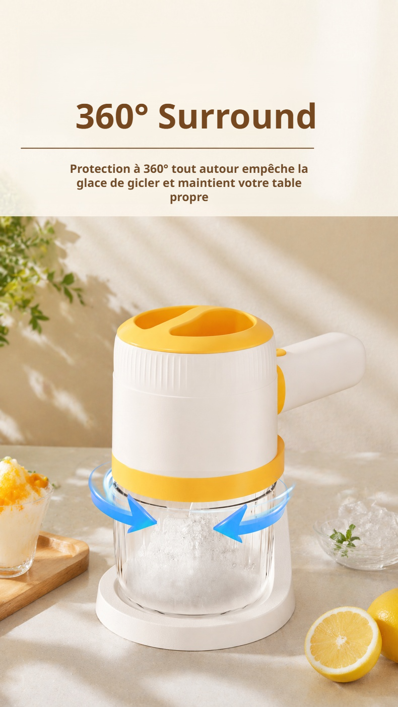 Machine à glace pilée robuste pour la cuisine