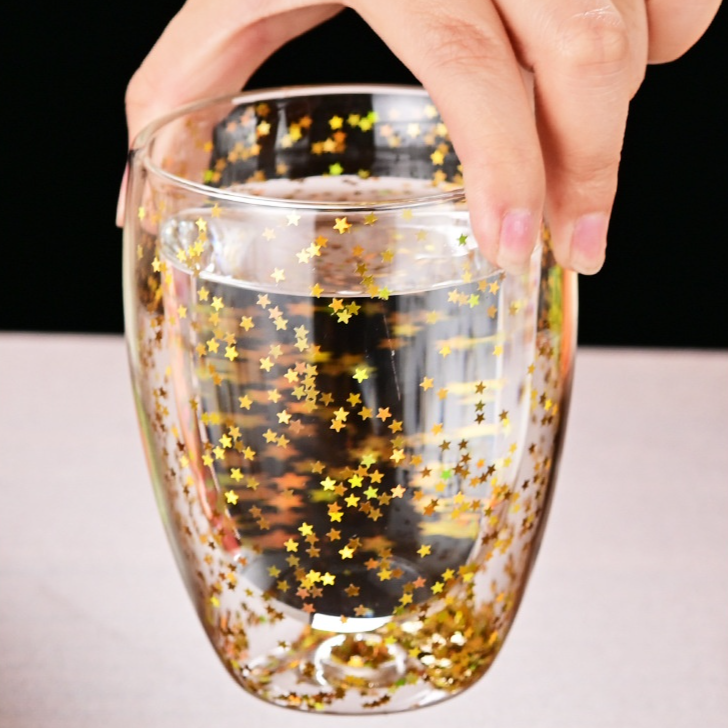 家用高硼硅玻璃雙層隔熱咖啡杯