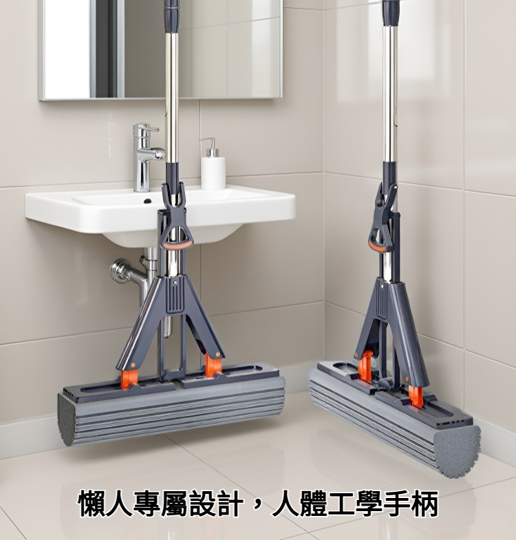 強吸水免手洗懶人拖把主圖