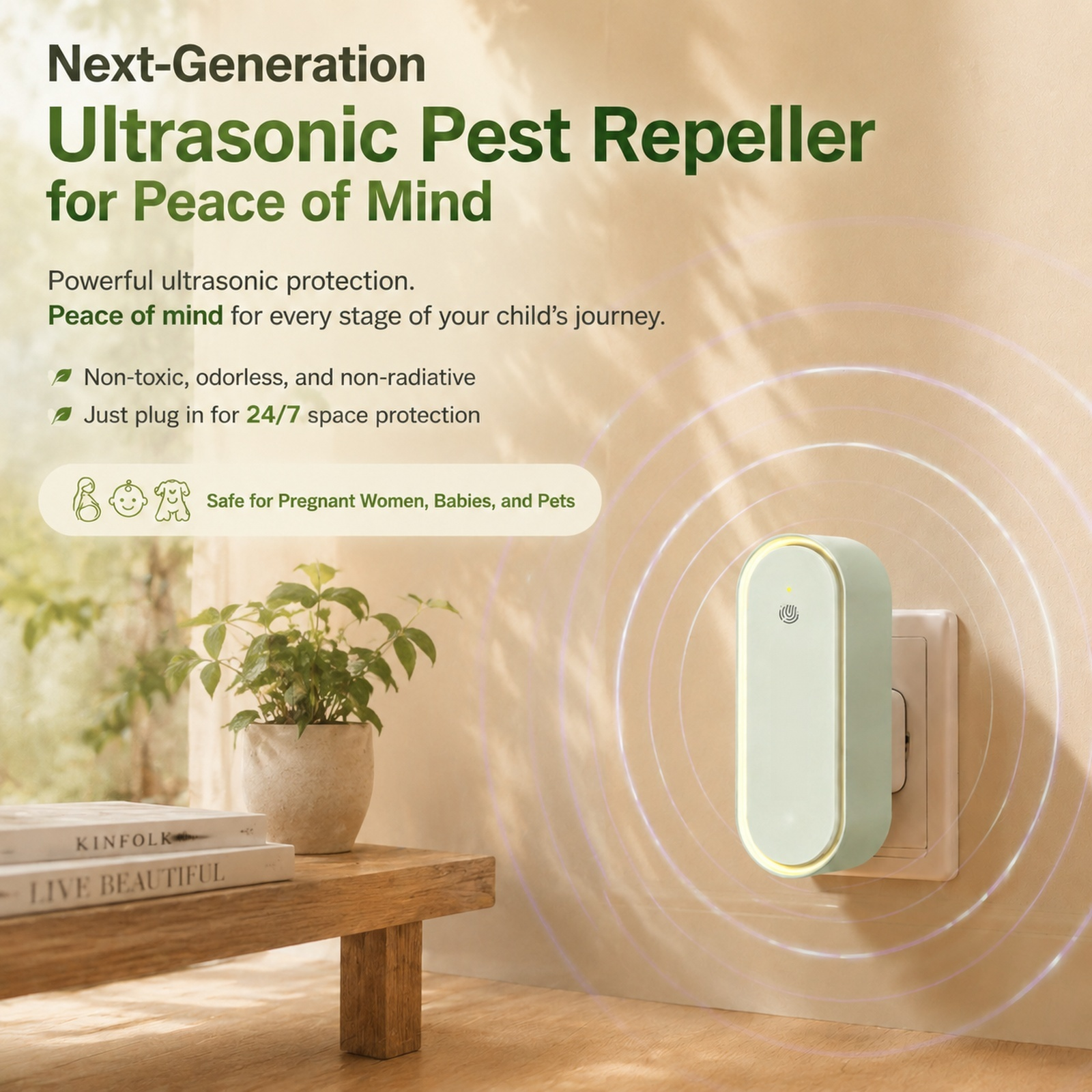 Smart Ultrasonic Mouse and Mosquito Repeller