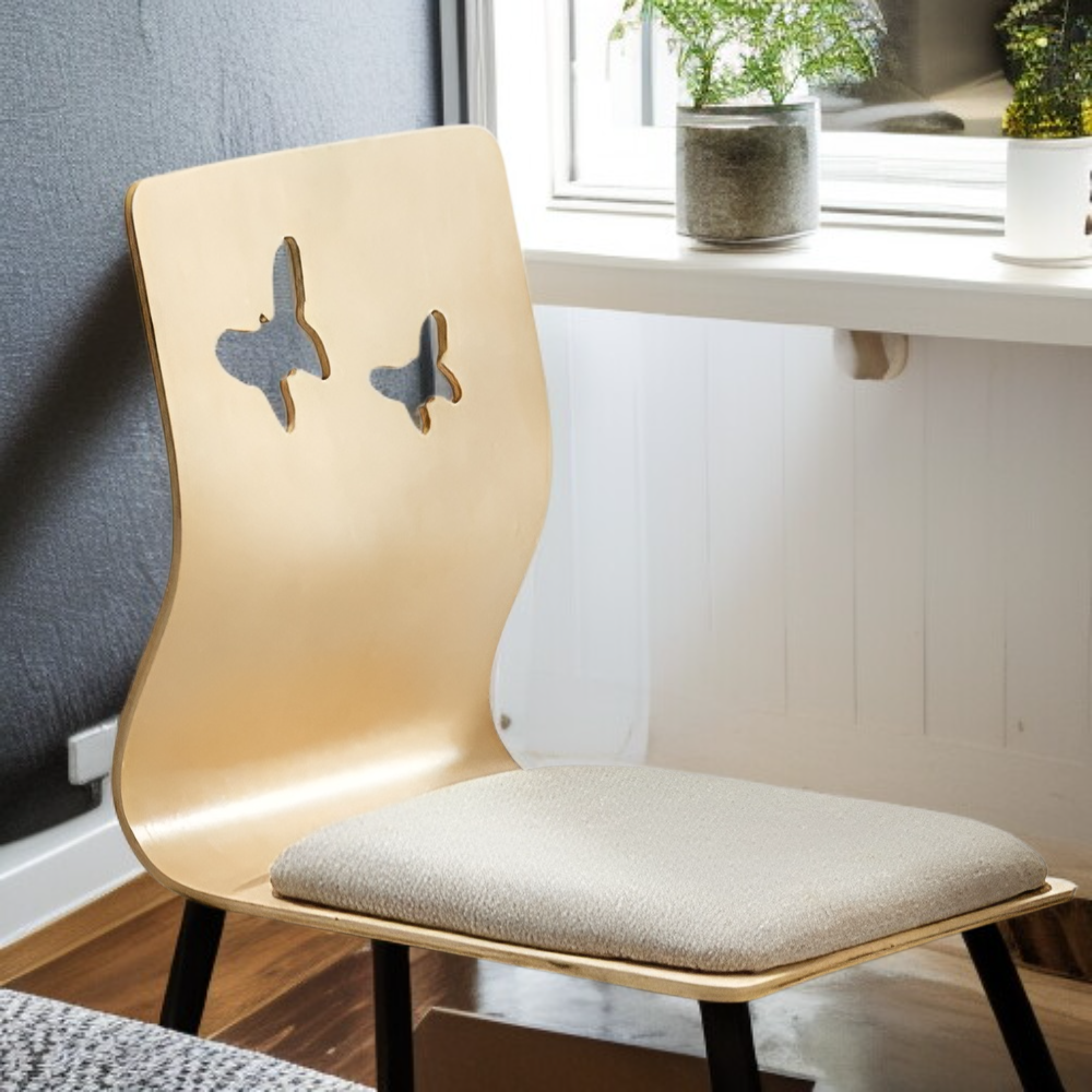 튼튼한 등받이 좌식의자