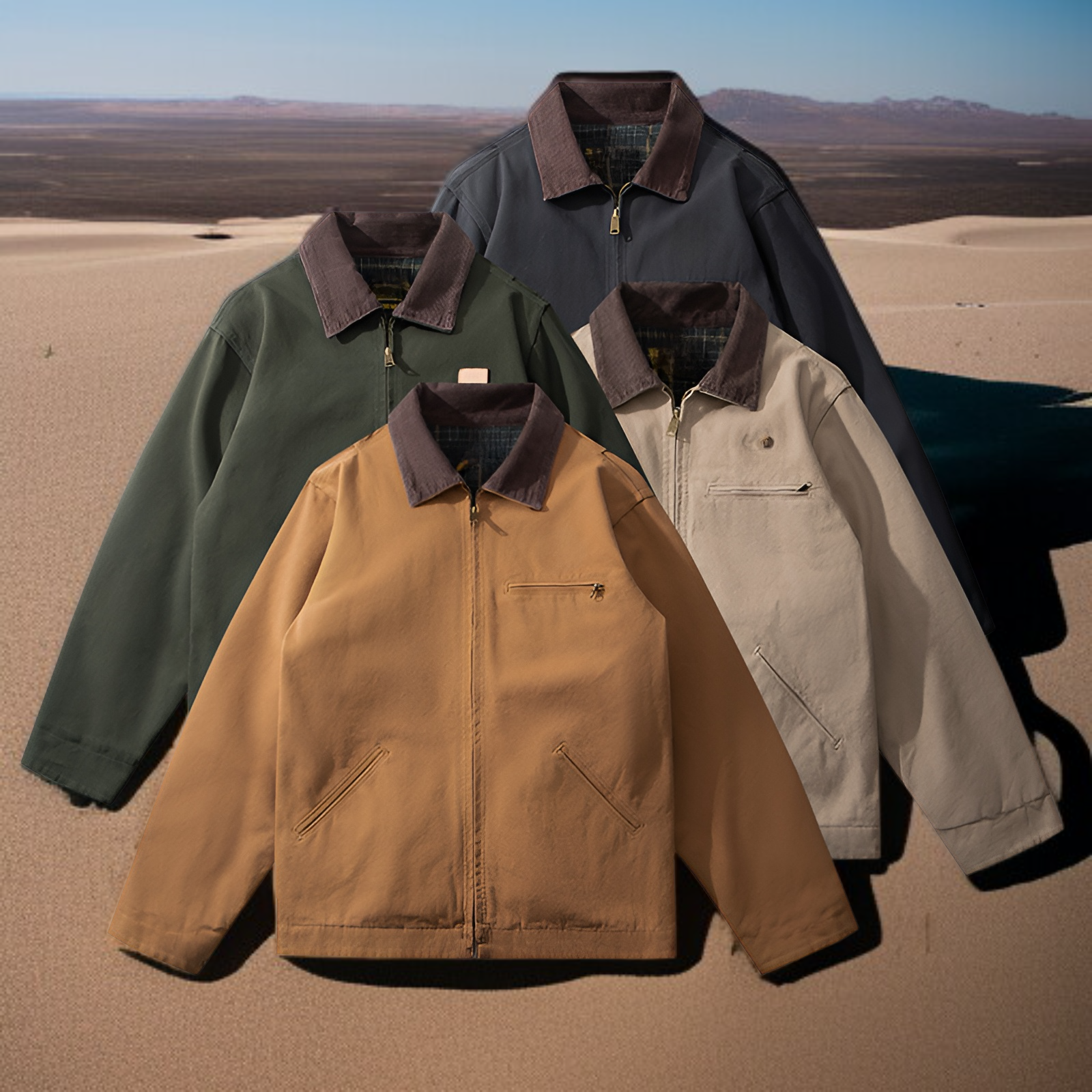 سترة سميكة من القماش