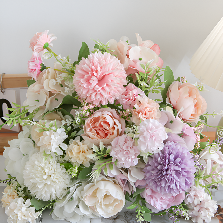 홈 장식 리얼 혼합 인조 꽃다발