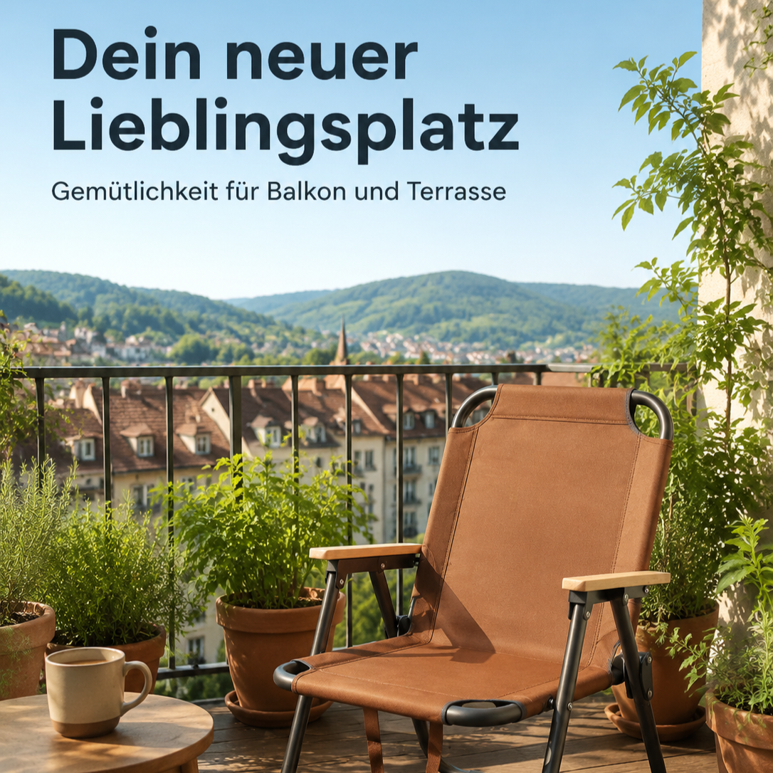 Klappstuhl für Outdoor-Camping