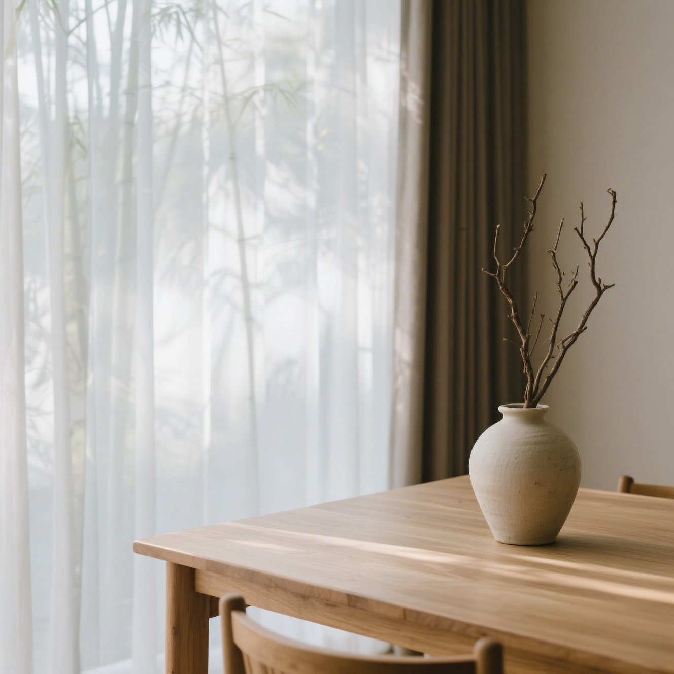 おしゃれなリビングに合う無垢材テーブル