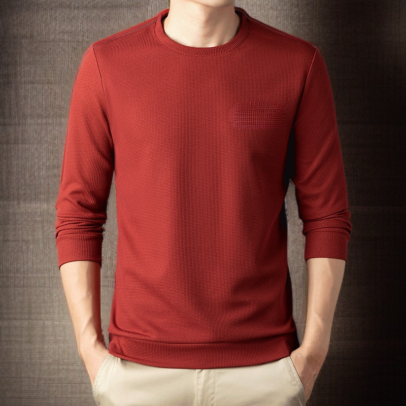 봄가을 남자 긴팔 순박 와플 맨투맨 이너 레깅스 긴팔 티셔츠