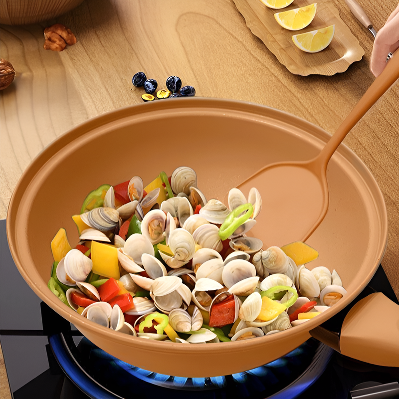 กระทะทอดเคลือบกันติดแรงดันไมโคร