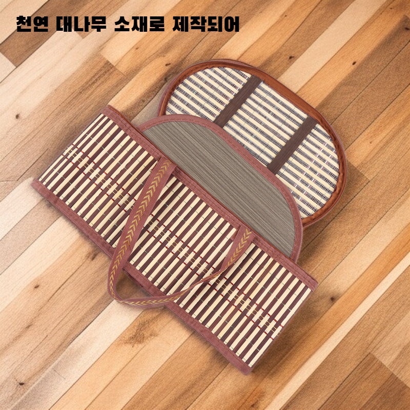 대나무 바구니 수납함