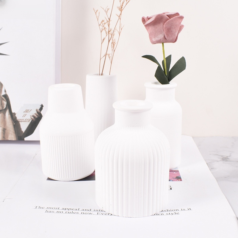 DIY石膏花瓶矽膠模具