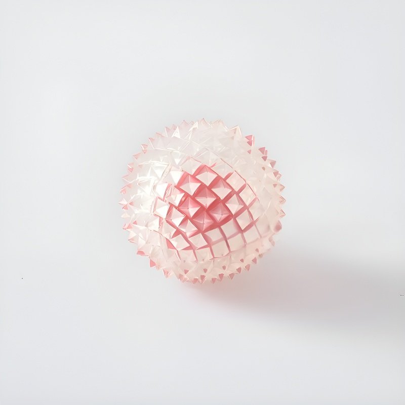 Sturdy Bouncy Spiked Ball Toy for Medium & Large Dogs