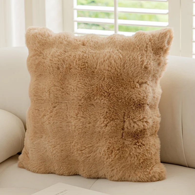 패션 홈 크림색 사각형 거실 소파 쿠션