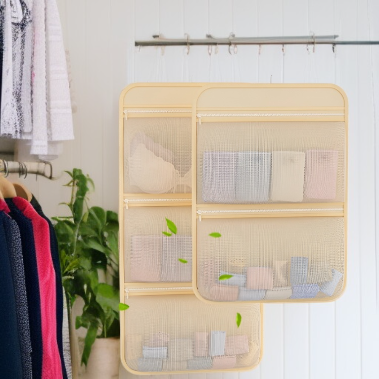 Hanging net bag for underwear and small items