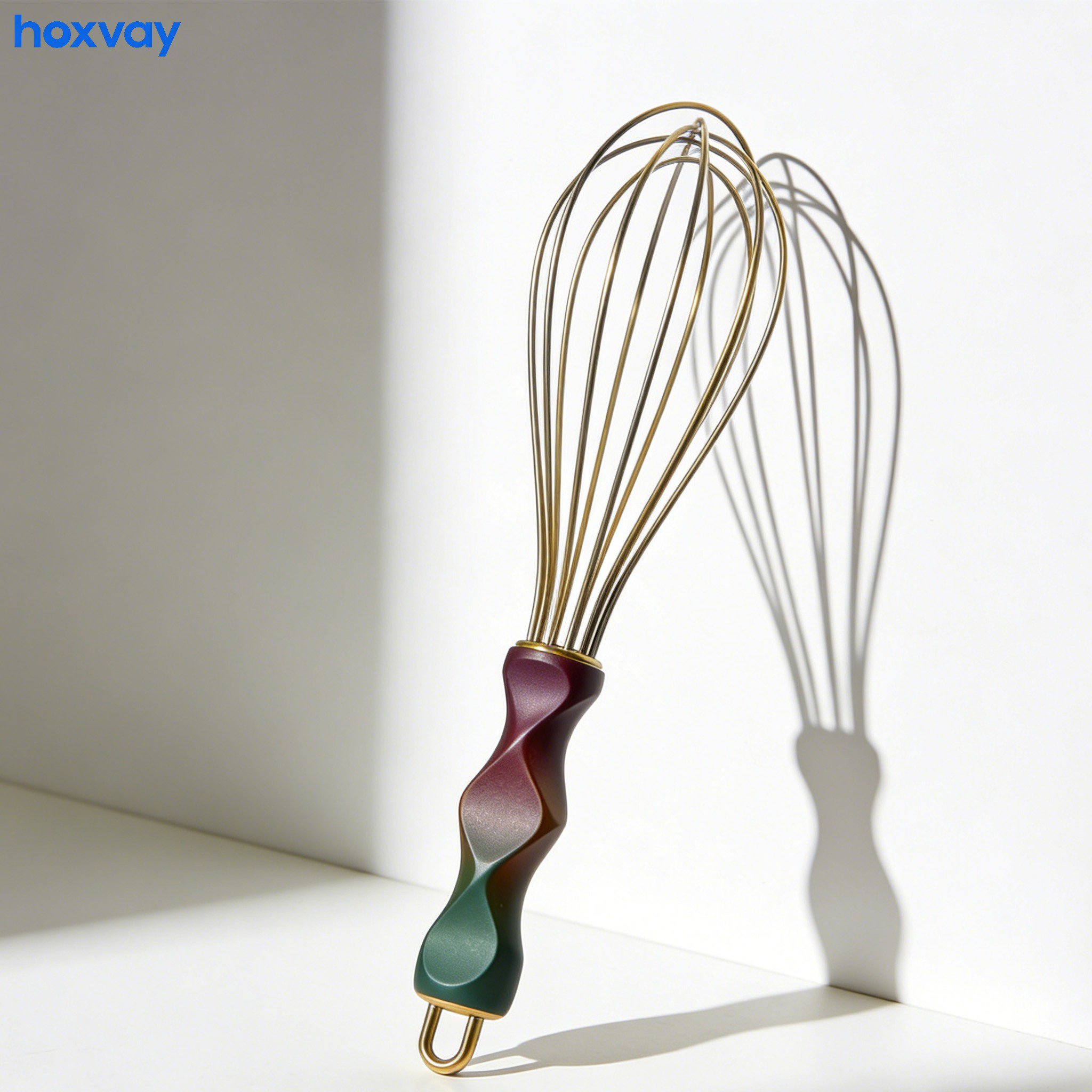 Manual stainless steel egg beaters (pack of 2)