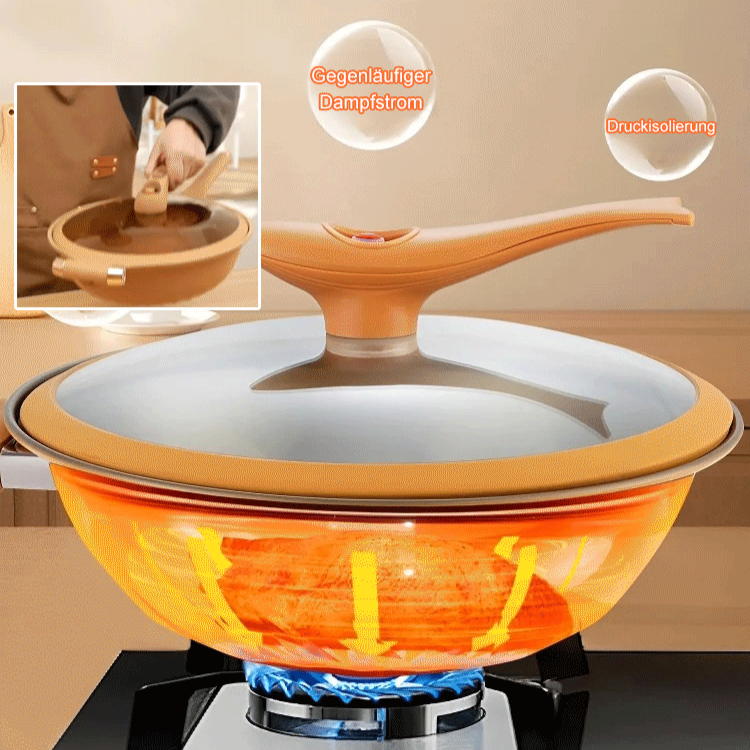 Titan-Mikrodruck-Keramik-Antihaft-Gesundheitstopf