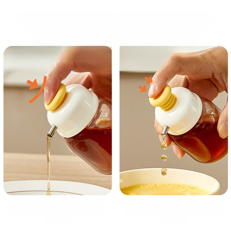 Kompakte Sojasaucen- und Essigflasche