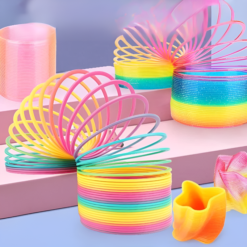 Juguete de anillo arcoíris de primavera