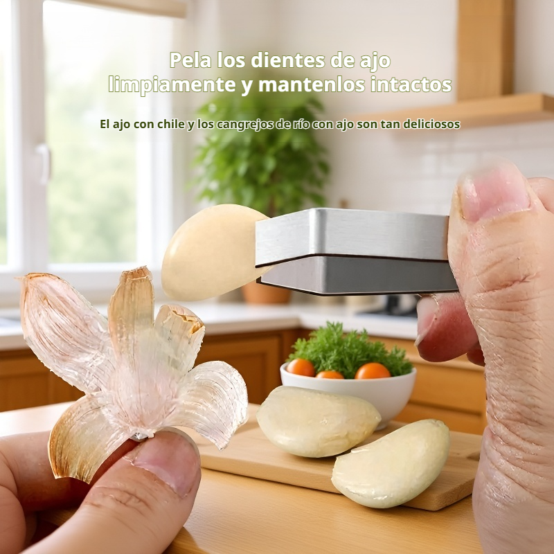 Pelador de ajo ergonómico para cocina doméstica